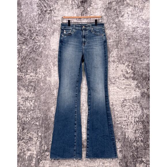 AG Adriano Goldschmied Jeans 27 x 32 Farrah Boot Japanese Denim Full Length - Picture 1 of 8